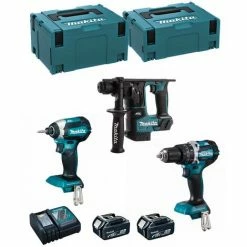 MAKITA Kit MK305RTJ (DHR171 + DHP484 + DTD153 + 2 X 5,0 Ah + DC18RC + MAKPAC 2 + MAKPAC 3)