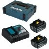 Makita 197624-2 Power Source Kit Im MAKPAC Gr. 1 2x Akkus Und 1x Ladegerät 5Ah