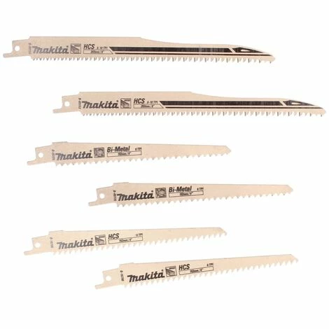 Makita DJR 183 Z Akku Reciprosäge Säbelsäge 18 V + Sägeblattsortiment 6 Tlg. - Ohne Akku, Ohne Ladegerät – Bild 4