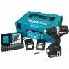 MAKITA 18V Akku-Bohrschrauber DDF484TB3J | 3x Akku 5,0 Ahim MAKPAC