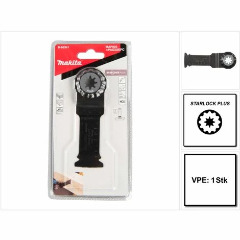 Makita MAP003 Tauchsägeblatt Starlock Plus 32 X 60 Mm 1 Stk. ( B-66341 ) – Bild 5