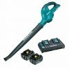 Makita Dub361pt2 36V (2x 18 V) Li -Ion Battery Left Set (2x 5,0H Batterie) - 252 Km / H