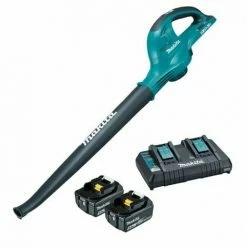 Makita Dub361pt2 36V (2x 18 V) Li -Ion Battery Left Set (2x 5,0H Batterie) - 252 Km / H