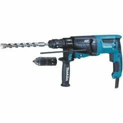 Makita HR2631FTJ Kombihammer Mit Anti-Vibrations-Technologie Und Schnellwechselfutter