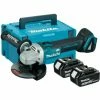 Makita DGA506RTJ Akku-Winkelschleifer 125 Mm 18 Volt 5.0 Ah Li-ion