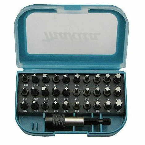 Makita P-73374 Bit-Set 31teilig Kreuzschlitz Pozidriv, Kreuzschlitz Phillips, Innen-Sechsrund (TX)