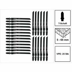 Makita BR-13 Stichsägeblätter Für Holz 70 Mm 25 Stk. ( A-85793-25 ) Für Stichsägen Mit T-Schaft Aufnahme