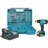 Makita Akku-Schlagbohrschrauber Im Transportkoffer DHP453RFX4 Set Bohrschrauber