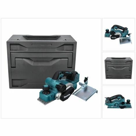 Makita DKP 181 ZX Akku Hobel Falzhobel 82 Mm 18 V Brushless + Makbox - Ohne Akku, Ohne Ladegerät – Bild 2