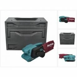 Makita 9910 X Elektro Bandschleifer 650 W 76 Mm + Makbox