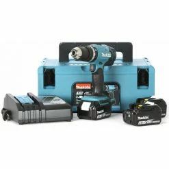 Makita Akku Schlagbohrschrauber DHP453RF3J Mit 3 Akkus 18V - -