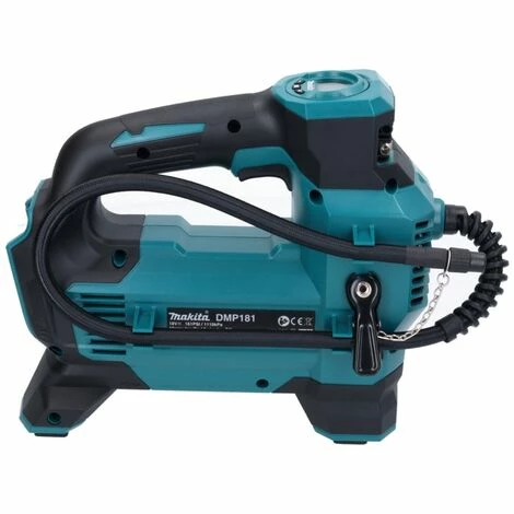 Makita DMP 181 RG Akku Kompressor 18 V 11,1 Bar + 2x Akku 6,0 Ah + Ladegerät – Bild 2