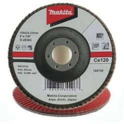 Makita® Zubehör Fächerschleifscheiben Für Metall Ø 125 Mm K 120 - D-28363