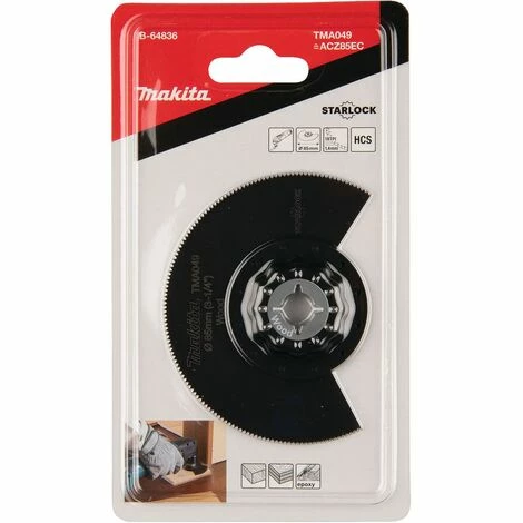 Makita® Zubehör Segmentsägeblatt TMA049 HCS 18 TPI Ø 85 Mm - B-64836 – Bild 2