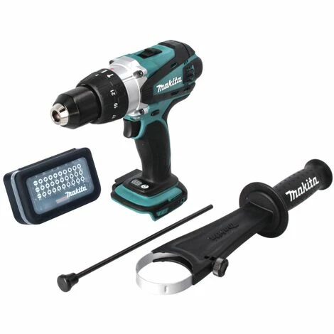 Makita DHP 458 Z Akku Schlagbohrschrauber 18 V 91 Nm + Bit Set 31 Tlg. ( D-30667 ) â Bild 5