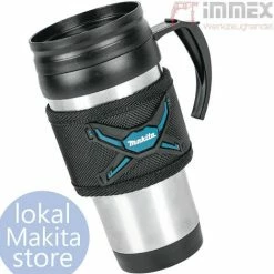 Makita Thermobecher Mit Griff Und Gürtelclip Kaffeebecher Teebecher Tasse 400ml