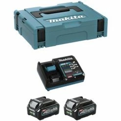 Power Set MAKITA XGT® (2 X 2,5 Ah + DC40RA + MAKPAC 1)