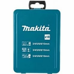 Set Mit 18 Spiralbohrern Für Holz, Stahl Und Beton Makita