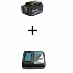 Makita Power-Set 1x Ladegerät DC18RC + 1x BL 1850 5,0 Ah Akku