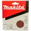 Makita Schleifpapier Ø 125 Mm, Körnung Wählbar: P40 - P400, 10 Stück (Geeignet Für Farb-, Holz- & Metalloberflächen)