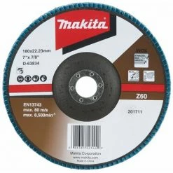 MAKITA Fächerschleifscheibe 180mm Z60 | D-63834