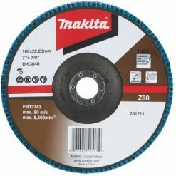 MAKITA Fächerschleifscheibe 180mm Z80 | D-63840