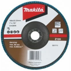 MAKITA Fächerschleifscheibe 180mm Z120 | D-63856