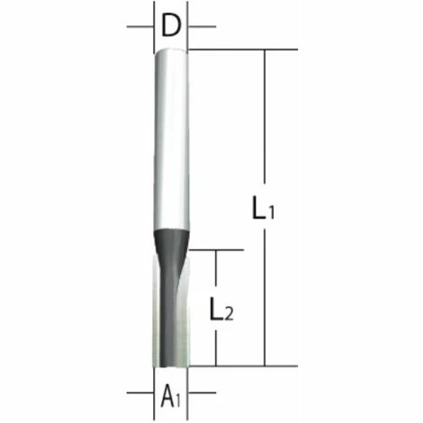 MAKITA Fräser Nut Einschneider 4mm | D-47385 1 MAKITA Fräser Nut Einschneider 4mm | D-47385