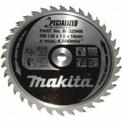 MAKITA SPECIALIZED Sägeblatt 136x10x36Z | B-32948