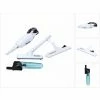 Makita DCL 181 FZW Akku Staubsauger 18 V Weiß + Zyklon Abscheidervorsatz + Umschalt Bodendüse - Ohne Akku, Ohne Ladegerät