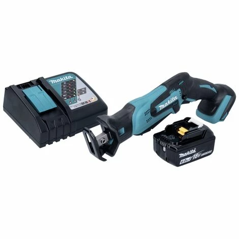 Makita DJR 185 RG1 Akku Recipro Säbelsäge 18 V + 1x Akku 6,0 Ah + Ladegerät – Bild 2