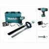Makita DF 457 DWE Akku Bohrschrauber 18 V 42 Nm G-Serie + Makita UH 522 DZ Akku Heckenschere 18 V 52 Cm + 2x Akku 1,5 Ah + Ladegerät + Koffer