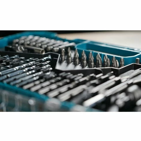 Makita Bohrer Bitsatz 75 Tlg. E-16988 Bitset Im Koffer – Bild 3