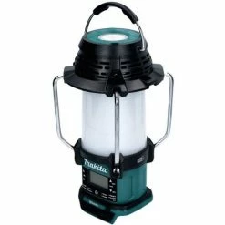 Makita DMR 056 RT Akku Radio 18 V FM DAB+ Mit Laterne 360° Taschenlampe IP65 + 2x Akku 5,0 Ah + Ladegerät